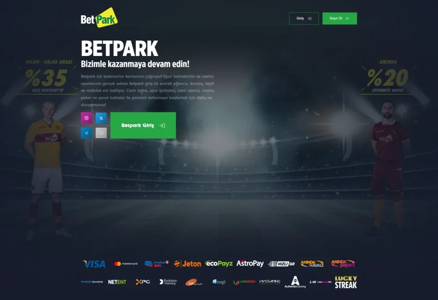 Betpark ekran görüntüsü