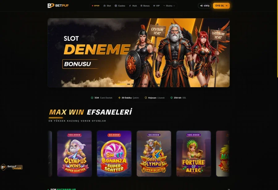 Betpuf ekran görüntüsü